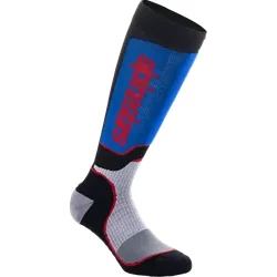 Alpinestars Youth MX Plus Socks M L Black Blue Red Gray