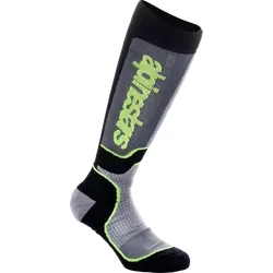 Alpinestars Youth MX Plus Socks M L Black Gray Yellow