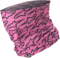 Alpinestars Adult Unisex Neck Tube One Size Black Pink