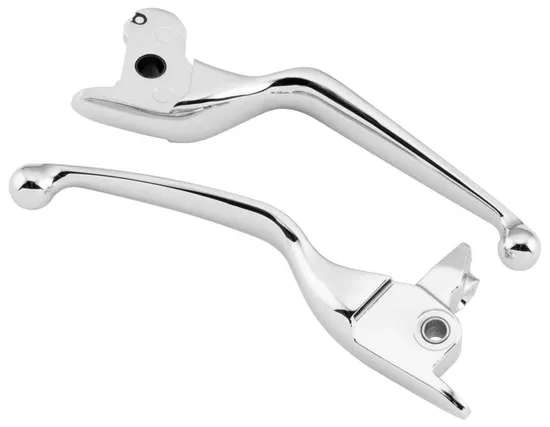 BC Chrome Brake And Clutch Hand Lever Set for Harley Touring FLH FLT 1