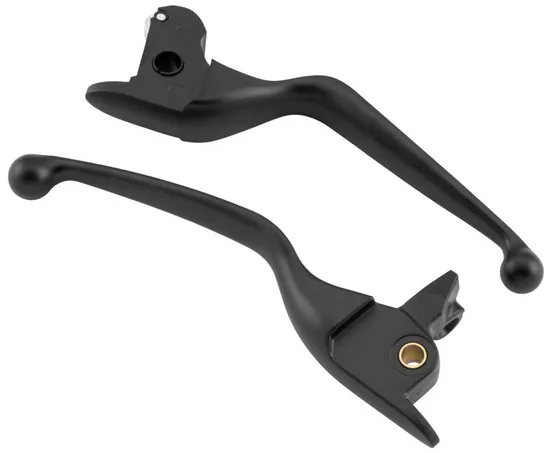 BC Black Brake And Clutch Hand Lever Set for Harley Touring FLH