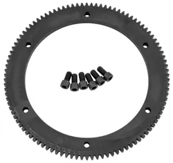 Twin Power Black Oxide 102 Tooth Starter Ring Gear w Bolts