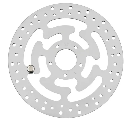 BC Front Left Brake Rotor Disc Mirror Polished for Harley Touring FLH FLT 1