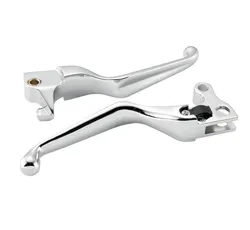 BC Chrome Brake And Clutch Hand Lever Set for Harley Sportster 883 1200