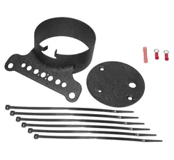 BC Black Single Gauge Speedometer Or Tachometer Mount Kit