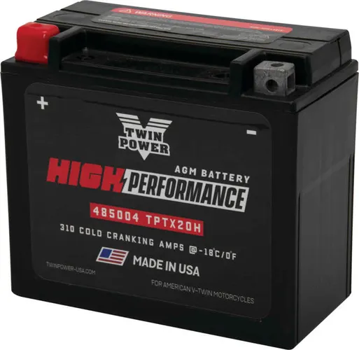 Twin Power High Performance Factory Activated AGM Battery YTX20H 2
