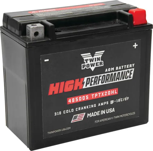 Twin Power High Performance Factory Activated AGM Battery YTX20HL 1