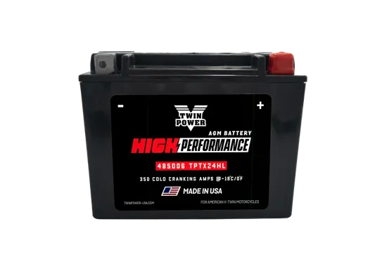 Twin Power High Performance Factory Activated AGM Battery YTX24HL 4