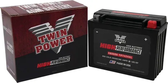 Twin Power High Performance Factory Activated AGM Battery YTX24HL 3