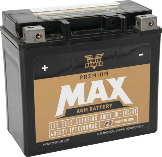 Twin Power Premium MAX Factory-Activated AGM Batteries GYZ20H 1