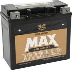 Twin Power Premium MAX Factory-Activated AGM Batteries GYZ20HL