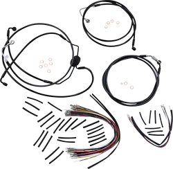 Magnum XR Clutch Brake Cable Kit Black w Blk for 12-14in. ABS