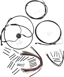 Magnum XR Clutch Brake Cable Kit Black w Blk for 15-17in. ABS