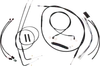 Magnum XR Clutch Brake Cable Kit Black w Blk for 12-14in.