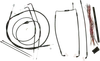 Magnum XR Clutch Brake Cable Kit Black w Blk for 12-14in.