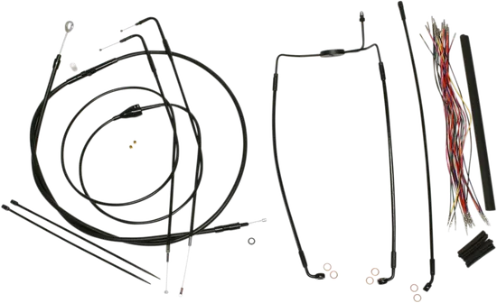 Magnum XR Clutch Brake Cable Kit Black w Blk for 15-17in.
