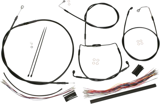 Magnum XR Clutch Brake Cable Kit Black w Blk for 12-14in. ABS