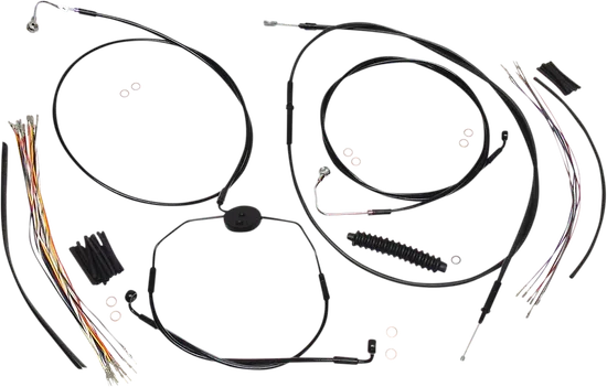 Magnum XR Clutch Brake Cable Kit Black w Blk for 12-14in. ABS