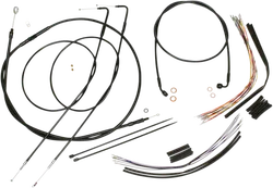 Magnum XR Clutch Brake Cable Kit Black w Blk for 12-14in.