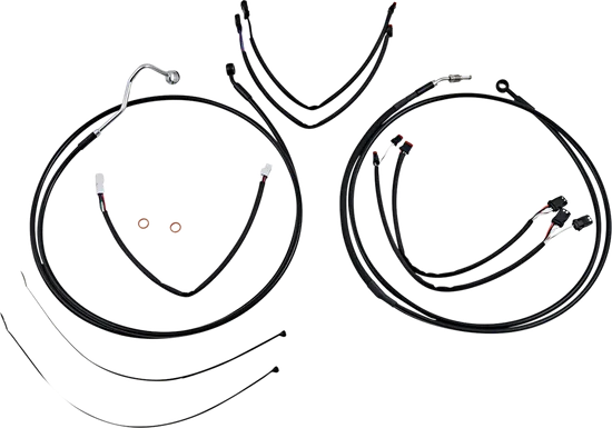 Magnum XR Clutch Brake Cable Kit Upper Black w Blk for 15-17in. ABS 1