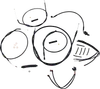 Magnum XR Clutch Brake Cable Kit Black w Blk for 14-16in. ABS
