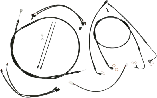 Magnum XR Clutch Brake Cable Kit Black w Blk for 12-14in. ABS