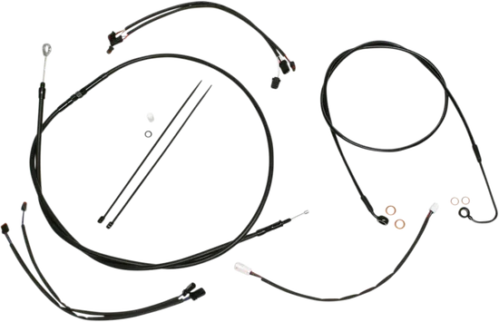 Magnum XR Clutch Brake Cable Kit Upper Black w Blk for 12-14in. ABS 1