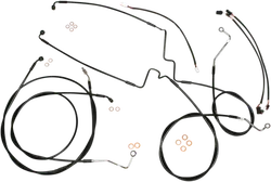 Magnum XR Clutch Brake Cable Kit Black w Blk for 12-14in. ABS