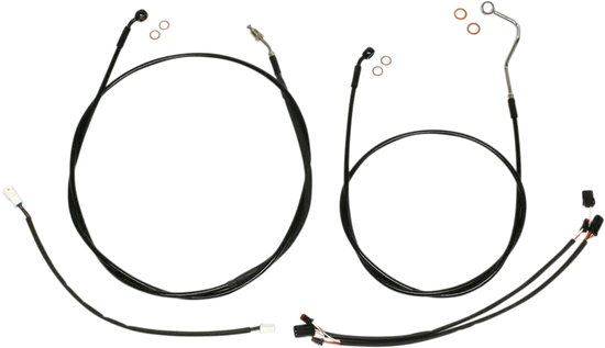 Magnum XR Clutch Brake Cable Kit Upper Black w Blk for 12-14in. ABS