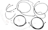 Magnum XR Clutch Brake Cable Kit Black w Blk for 15-17in. ABS