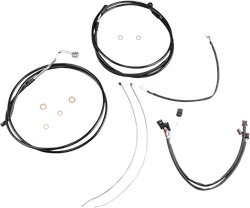 Magnum XR Clutch Brake Cable Kit Upper Black w Blk for 12-14in. ABS