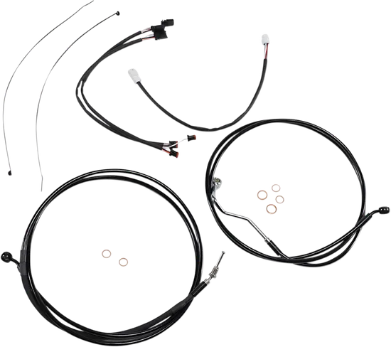 Magnum XR Clutch Brake Cable Kit Upper Black w Blk for 15-17in. ABS
