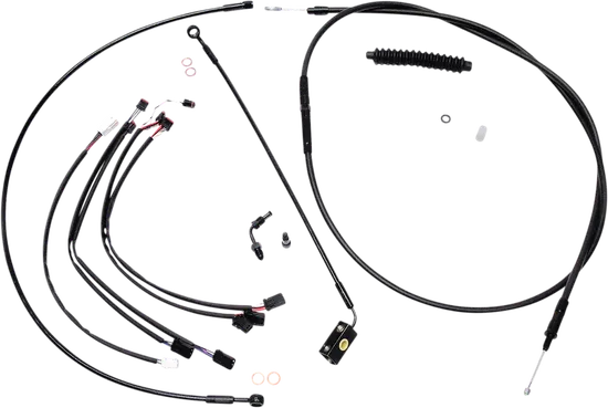 Magnum XR Clutch Brake Cable Kit Black w Blk for 12-14in. ABS