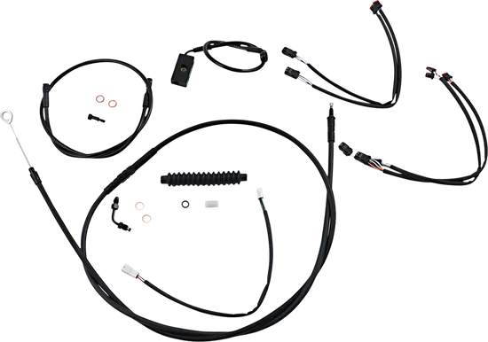 Magnum XR Clutch Brake Cable Kit Black w Blk for 15-17in. ABS