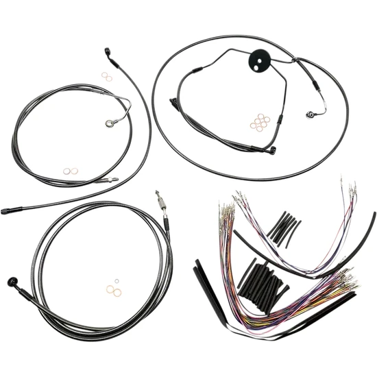 Magnum Control Clutch Brake Cable Kit Black for 12-14in. Apes ABS 2