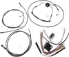Magnum Control Clutch Brake Cable Kit Black for 15-17in. Apes ABS