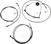 Magnum Control Clutch Brake Cable Kit Black Pearl for 10in. Apes ABS