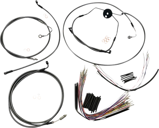 Magnum Control Clutch Brake Cable Kit Black for 12-14in. Apes ABS