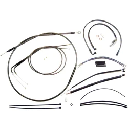 Magnum Control Clutch Brake Cable Kit Black for 15-17in. Apes ABS