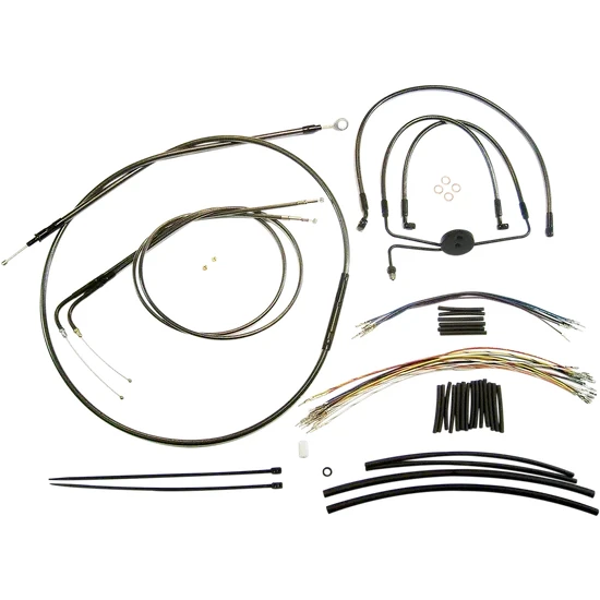 Magnum Control Clutch Brake Cable Kit Black for 12-14in. Apes 2