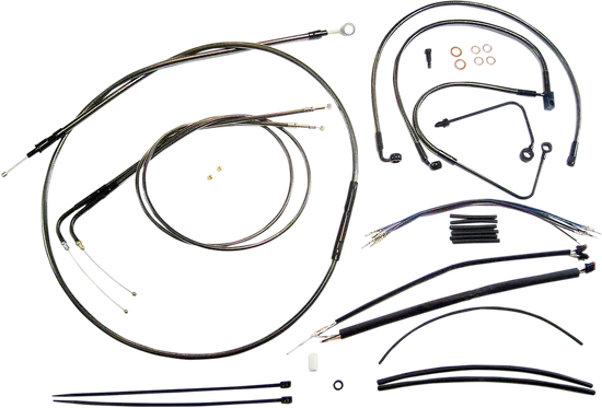 Magnum Control Clutch Brake Cable Kit Black for 12-14in. Apes ABS