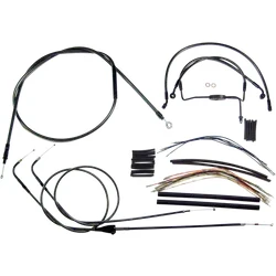 Magnum Control Clutch Brake Cable Kit Black for 12-14in. Apes