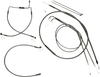 Magnum Control Clutch Brake Cable Kit Black Pearl for 10in. Apes