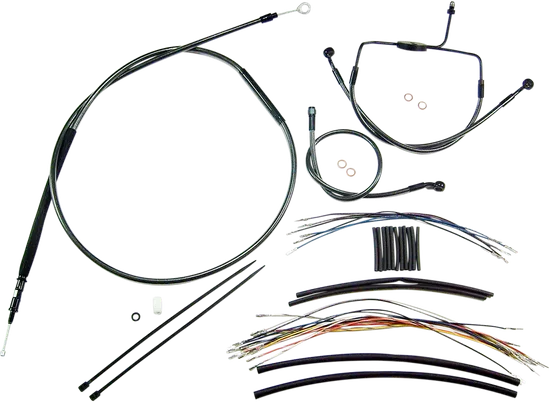 Magnum Control Clutch Brake Cable Kit Black for 12-14in. Apes