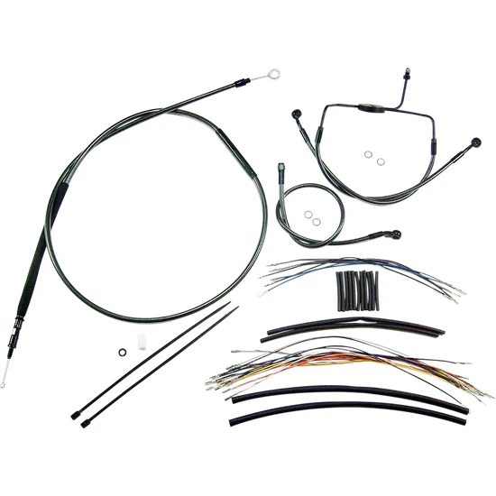Magnum Control Clutch Brake Cable Kit Black for 15-17in. Apes 2