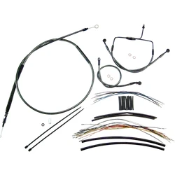Magnum Control Clutch Brake Cable Kit Black for 15-17in. Apes