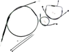 Magnum Control Clutch Brake Cable Kit Black Pearl for 10in. Apes