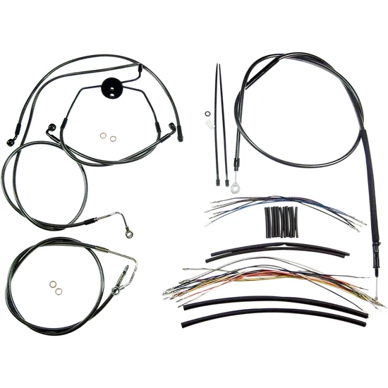 Magnum Control Clutch Brake Cable Kit Black for 12-14in. Apes 2