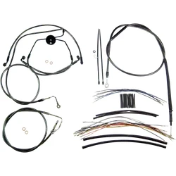 Magnum Control Clutch Brake Cable Kit Black for 12-14in. Apes