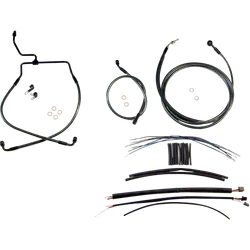 Magnum Control Clutch Brake Cable Kit Black for 15-17in. Apes
